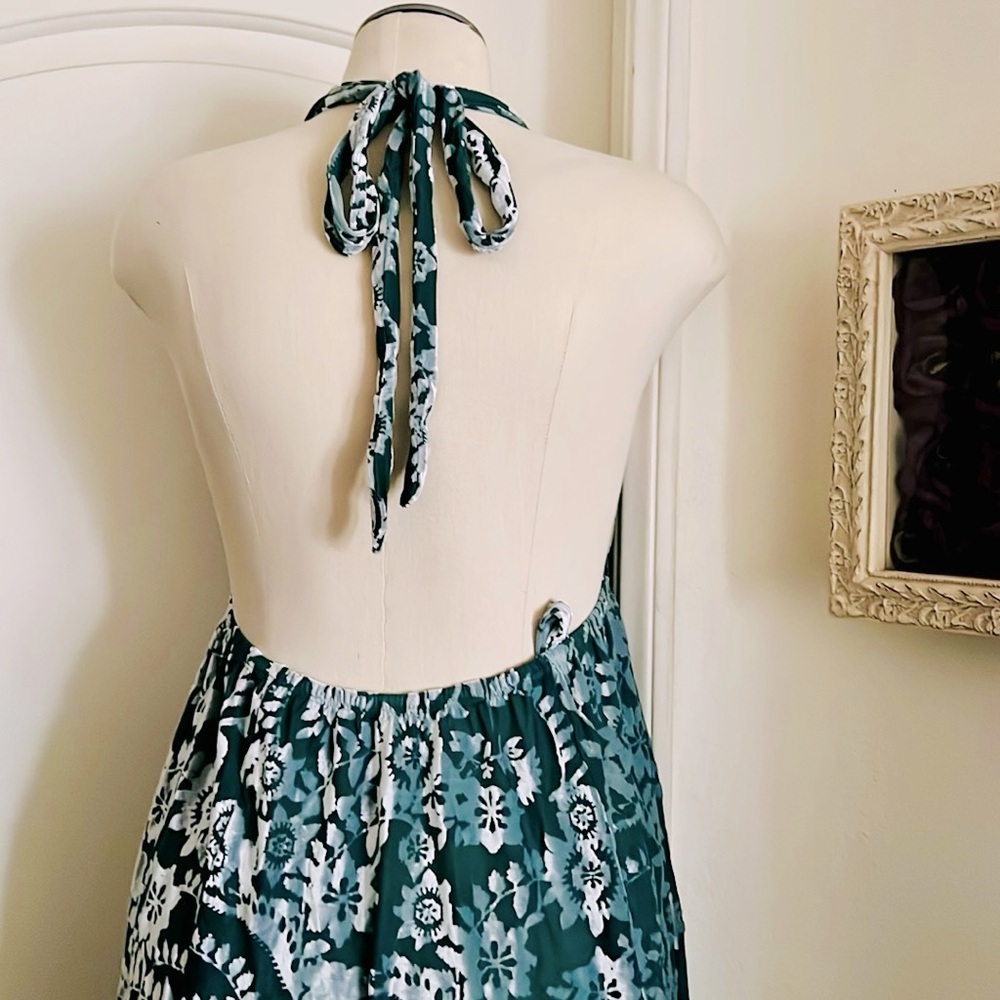 Free People / New~Sundress / Icy Green & White - Picture 10 of 12